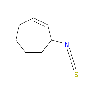 Cycloheptene, 3-isothiocyanato-