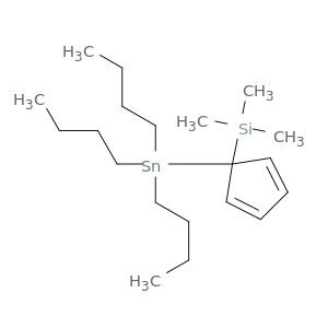 Silane, trimethyl[1-(tributylstannyl)-2,4-cyclopentadien-1-yl]-