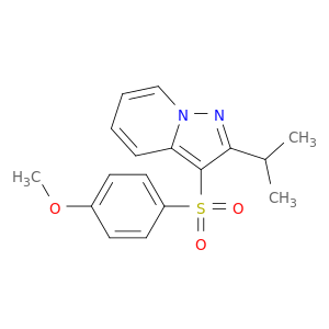 Pyrazolo[1,5-a]pyridine, 3-[(4-methoxyphenyl)sulfonyl]-2-(1-methylethyl)-