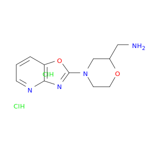 (4-(Oxazolo[4,5-b]pyridin-2-yl)morpholin-2-yl)methanamine dihydrochloride