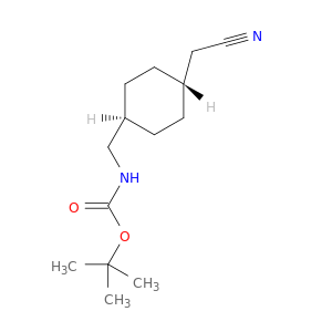 反式-4-N-Boc-氨甲基-1-环己烷乙腈