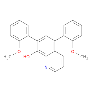 8-Quinolinol, 5,7-bis(2-methoxyphenyl)-