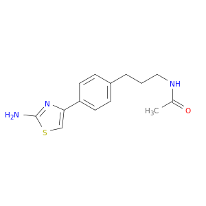 N-(3-(4-(2-氨基噻唑-4-基)苯基)丙基)乙酰胺