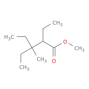 Pentanoic acid, 2,3-diethyl-3-methyl-, methyl ester