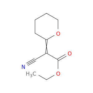 Acetic acid, cyano(tetrahydro-2H-pyran-2-ylidene)-, ethyl ester