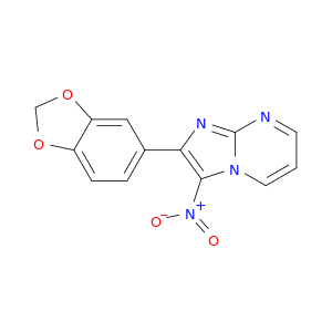 2-(2H-1,3-苯并二噁唑-5-基)-3-硝基咪唑并[1,2-a]嘧啶