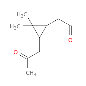 Cyclopropaneacetaldehyde, 2,2-dimethyl-3-(2-oxopropyl)-