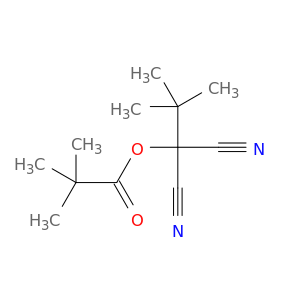 Propanoic acid, 2,2-dimethyl-, 1,1-dicyano-2,2-dimethylpropyl ester