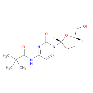 Cytidine, 2',3'-dideoxy-N-(2,2-dimethyl-1-oxopropyl)-