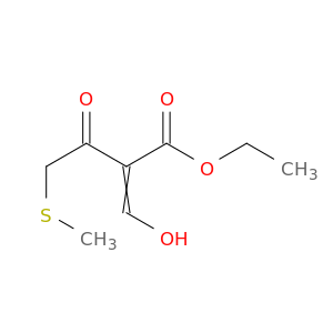Butanoic acid, 2-(hydroxymethylene)-4-(methylthio)-3-oxo-, ethyl ester