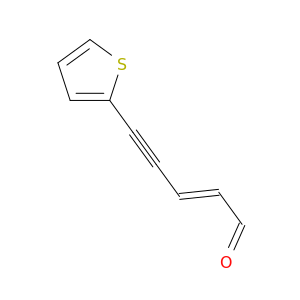 2-Penten-4-ynal, 5-(2-thienyl)-, (E)-