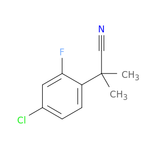 2-(4-Chloro-2-fluorophenyl)-2-methylpropanenitrile