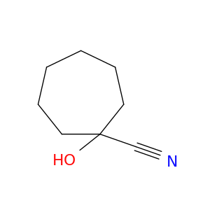 1-hydroxycycloheptane-1-carbonitrile
