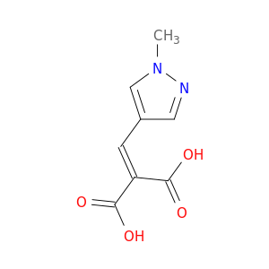 2-[(1-Methylpyrazol-4-yl)methylidene]propanedioic acid