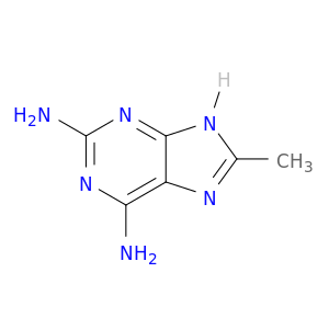1H-Purine-2,6-diamine, 8-methyl-