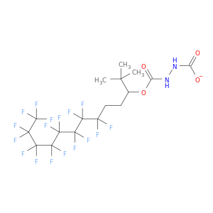 1,2-Hydrazinedicarboxylic acid, 1,1-dimethylethyl4,4,5,5,6,6,7,7,8,8,9,9,10,10,11,11,11-heptadecafluoroundecyl ester