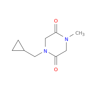 2,5-Piperazinedione,1-(cyclopropylmethyl)-4-methyl-