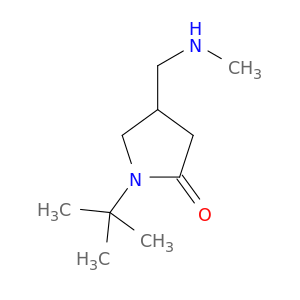 1-(tert-Butyl)-4-((methylamino)methyl)pyrrolidin-2-one