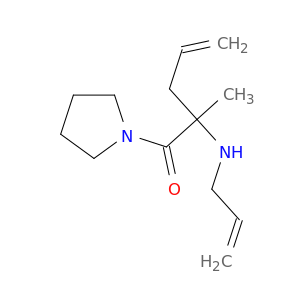 4-Penten-1-one, 2-methyl-2-(2-propen-1-ylamino)-1-(1-pyrrolidinyl)-