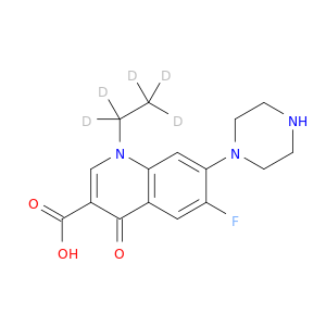 1-(乙基-1,1,2,2,2-D5)-6-氟-1,4-二氢-4-氧代-7-(1-哌嗪基)-3-喹啉羧酸
