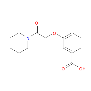 3-(2-Oxo-2-(piperidin-1-yl)ethoxy)benzoic acid