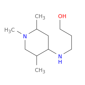 1-Propanol, 3-[(1,2,5-trimethyl-4-piperidinyl)amino]-