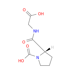 Glycine, 1-carboxyprolyl- (9CI)