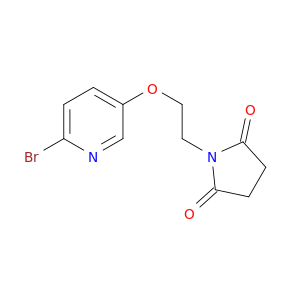 2,5-Pyrrolidinedione, 1-[2-[(6-bromo-3-pyridinyl)oxy]ethyl]-