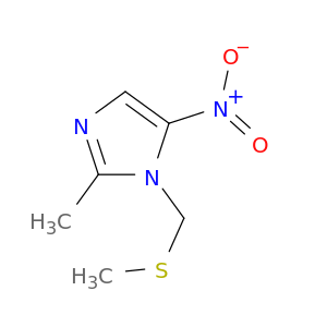 1H-Imidazole, 2-methyl-1-[(methylthio)methyl]-5-nitro-