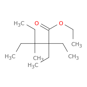 Pentanoic acid, 2,2,3-triethyl-3-methyl-, ethyl ester