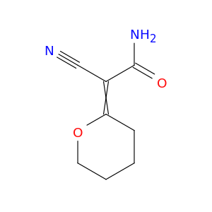 Acetamide, 2-cyano-2-(tetrahydro-2H-pyran-2-ylidene)-