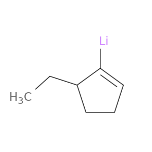 Lithium, (5-ethyl-1-cyclopenten-1-yl)-