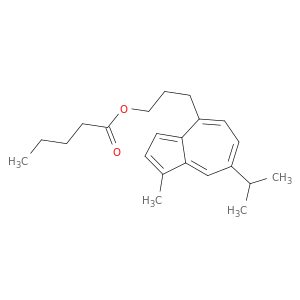 Pentanoic acid, 3-[1-methyl-7-(1-methylethyl)-4-azulenyl]propyl ester