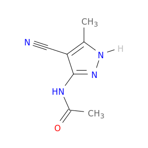N-(4-CYANO-5-METHYL-1H-PYRAZOL-3-YL)ACETAMIDE