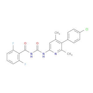 N-[[[5-(4-CHLOROPHENYL)-4,6-DIMETHYL-PYRIDIN-2-YL]AMINO]CARBONYL]-2,6-DIFLUORO-BENZAMIDE