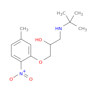1-(5-methyl-2-nitro-phenoxy)-3-(tert-butylamino)propan-2-ol