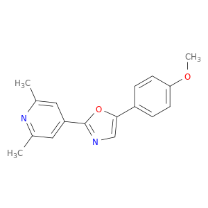 Pyridine, 4-[5-(4-methoxyphenyl)-2-oxazolyl]-2,6-dimethyl-