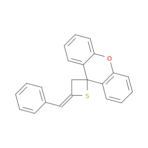 Spiro[thietane-2,9'-[9H]xanthene], 4-(phenylmethylene)-, (E)-