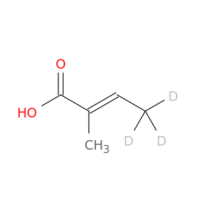 Croton-4,4,4-D3酸,2-甲基-(E)-