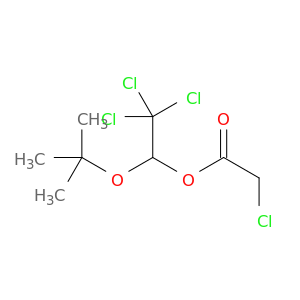 Acetic acid, chloro-, 2,2,2-trichloro-1-(1,1-dimethylethoxy)ethyl ester