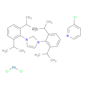 (1,3-双(2,6-二异丙基苯基)咪唑亚基)(3-氯吡啶基)二氯化钯(II)