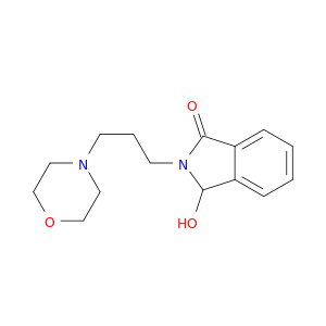 1H-Isoindol-1-one, 2,3-dihydro-3-hydroxy-2-[3-(4-morpholinyl)propyl]-