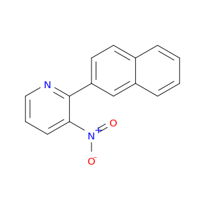 Pyridine, 2-(2-naphthalenyl)-3-nitro-