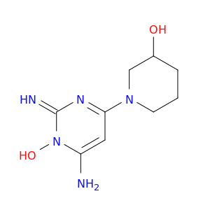 3-Piperidinol, 1-(6-amino-1,2-dihydro-1-hydroxy-2-imino-4-pyrimidinyl)-