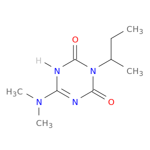1,3,5-Triazine-2,4(1H,3H)-dione, 6-(dimethylamino)-3-(1-methylpropyl)-
