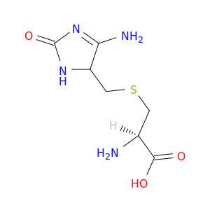 Cysteine, S-[(4-amino-2,5-dihydro-2-oxo-1H-imidazol-5-yl)methyl]-