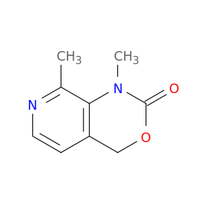 2H-Pyrido[3,4-d][1,3]oxazin-2-one, 1,4-dihydro-1,8-dimethyl-
