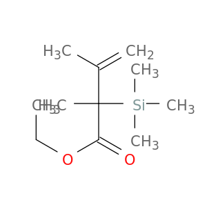 3-Butenoic acid, 2,3-dimethyl-2-(trimethylsilyl)-, ethyl ester