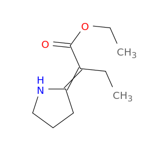 Butanoic acid, 2-(2-pyrrolidinylidene)-, ethyl ester
