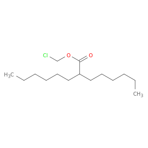 Octanoic acid, 2-hexyl-, chloromethyl ester